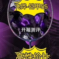 飞烨铠甲55羽毛球拍实测：百元全碳素的攻防平衡点在哪