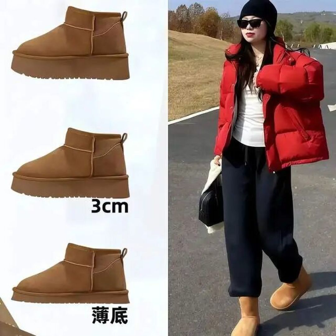 今年冬天，学上海女生这样穿“雪地靴”，洋气保暖又好看