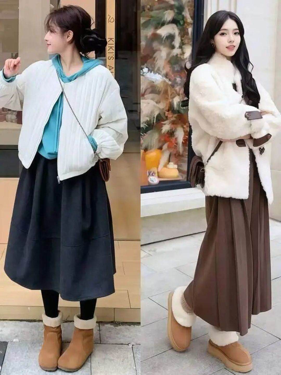 今年冬天，学上海女生这样穿“雪地靴”，洋气保暖又好看