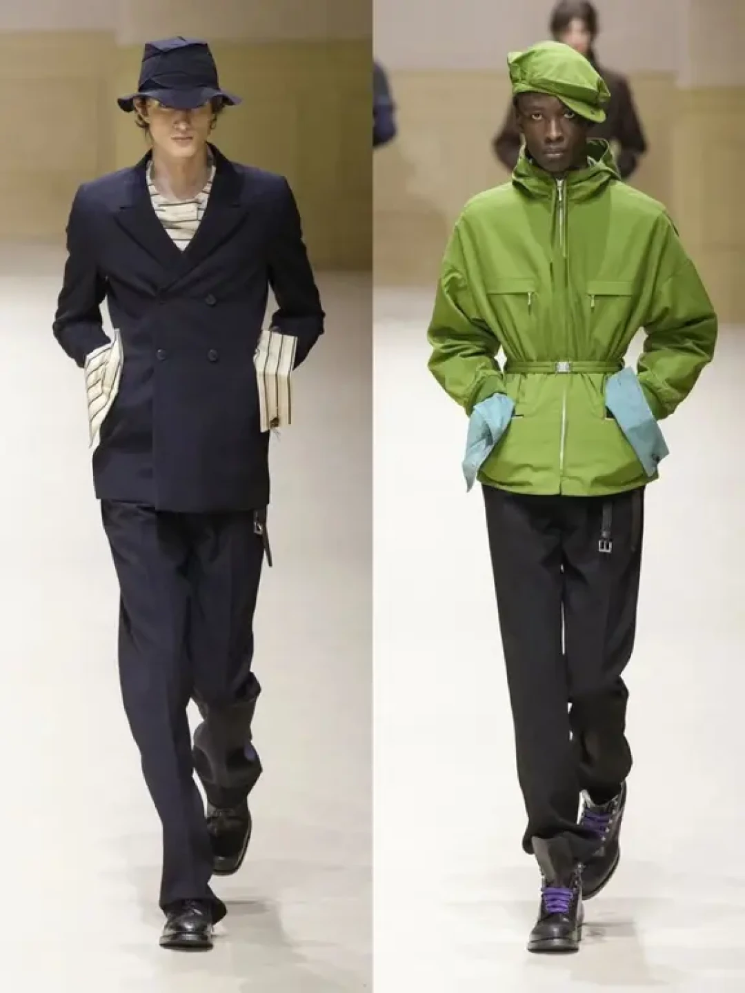 Prada 26秋冬男装，再也不怕吃面被油溅到