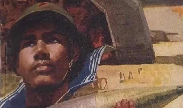 “以战止战，以武促统”连环画《万炮轰金门》绘画：邢真理