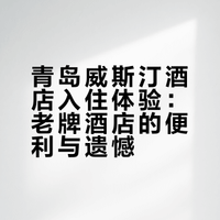 酒店打卡45.16｜青岛威斯汀酒店