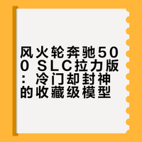冷门封神！风火轮高端线的奔驰拉力战神太绝