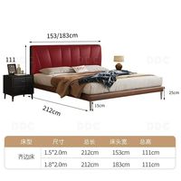 DDC中古风黑色真皮床｜2025新款主卧封神款✨高端复古党必冲