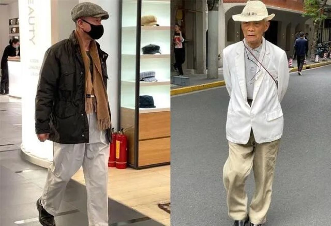 七八十岁男人,裤子尽量放弃“皮裤”和“紧身裤”,这些更高级