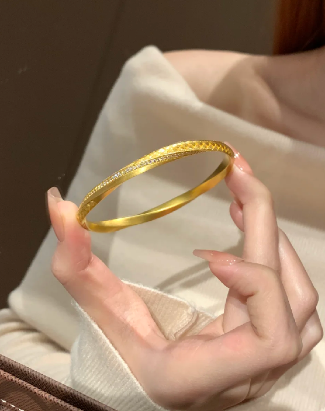 这种款式的黄金手镯 可以戴一辈子