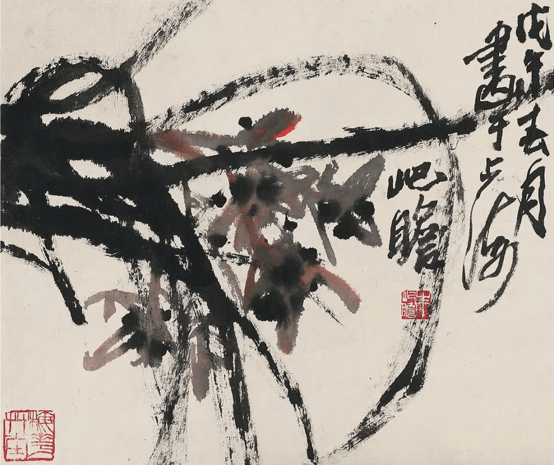 老寿星写兰,沉厚老辣