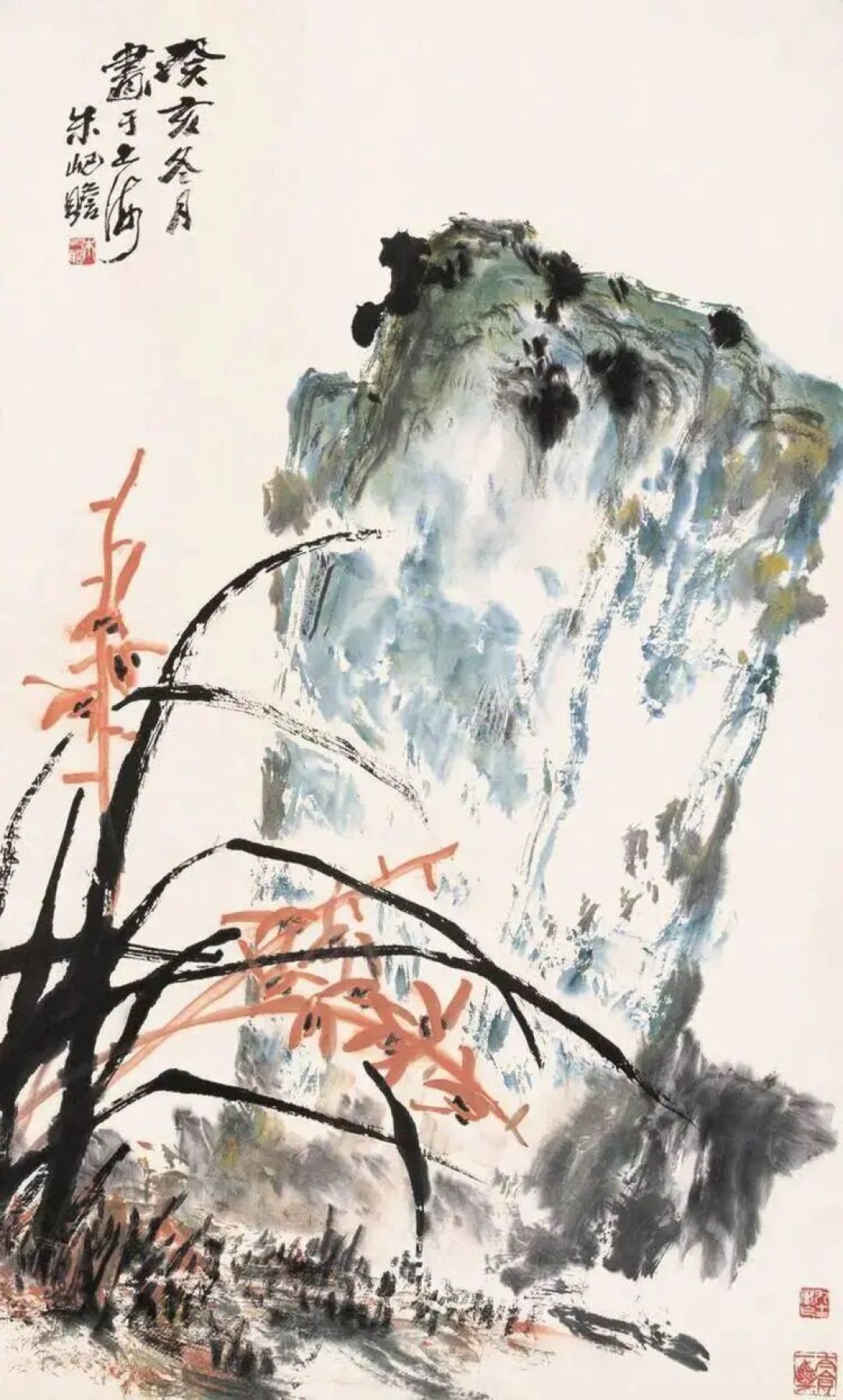 老寿星写兰,沉厚老辣