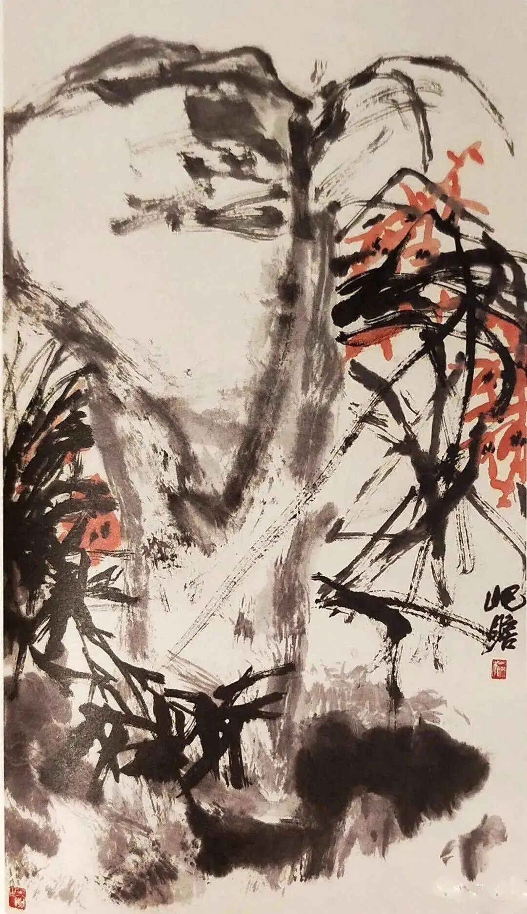 老寿星写兰,沉厚老辣