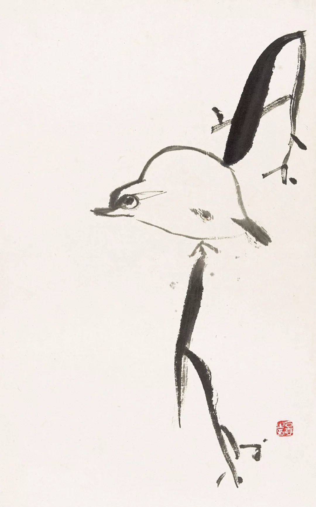 八大山人花鸟画,一花一鸟皆是悲啼