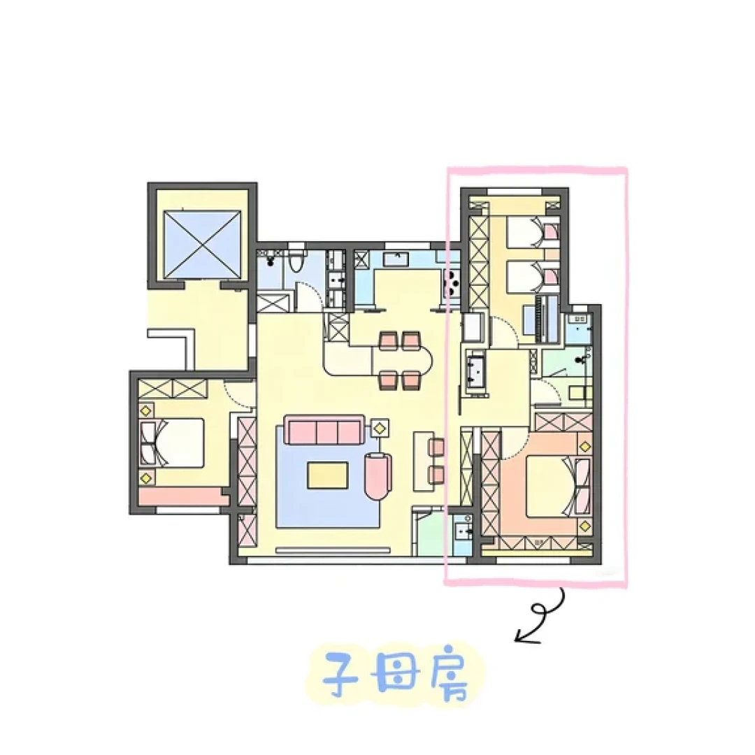 140平户型改造揭秘|4大亮点踩中居住刚需✨