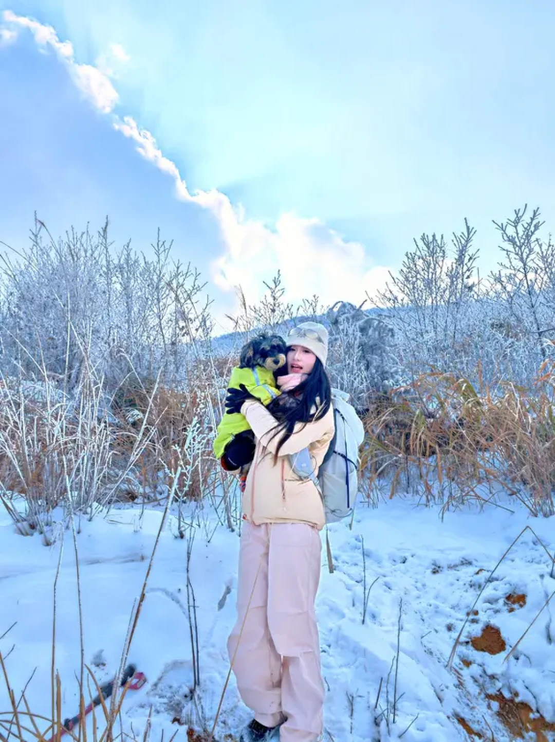 杭州周边小众雪景徒步|道场坪封神了❄
