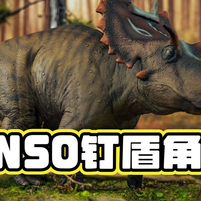 这只角龙攻击性有点强？PNSO钉盾角龙恐龙模型评测
