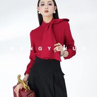 王依诺YiNuo 2026飘带衬衫｜封神级百搭款！通勤约会全拿捏✨