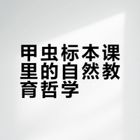 大地学校CNS自然课程《冬藏·甲虫标本工坊》