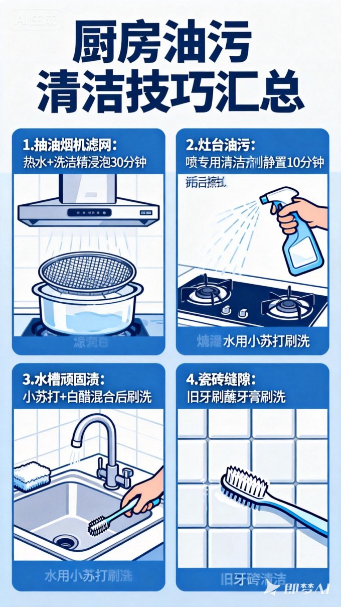 厨房清洁