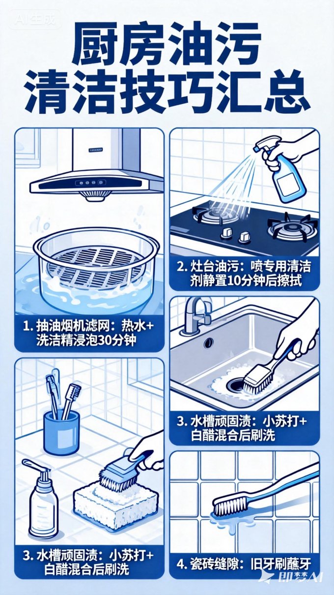 厨房清洁