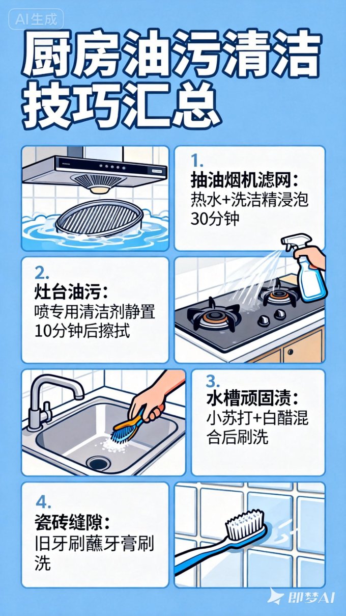 厨房清洁