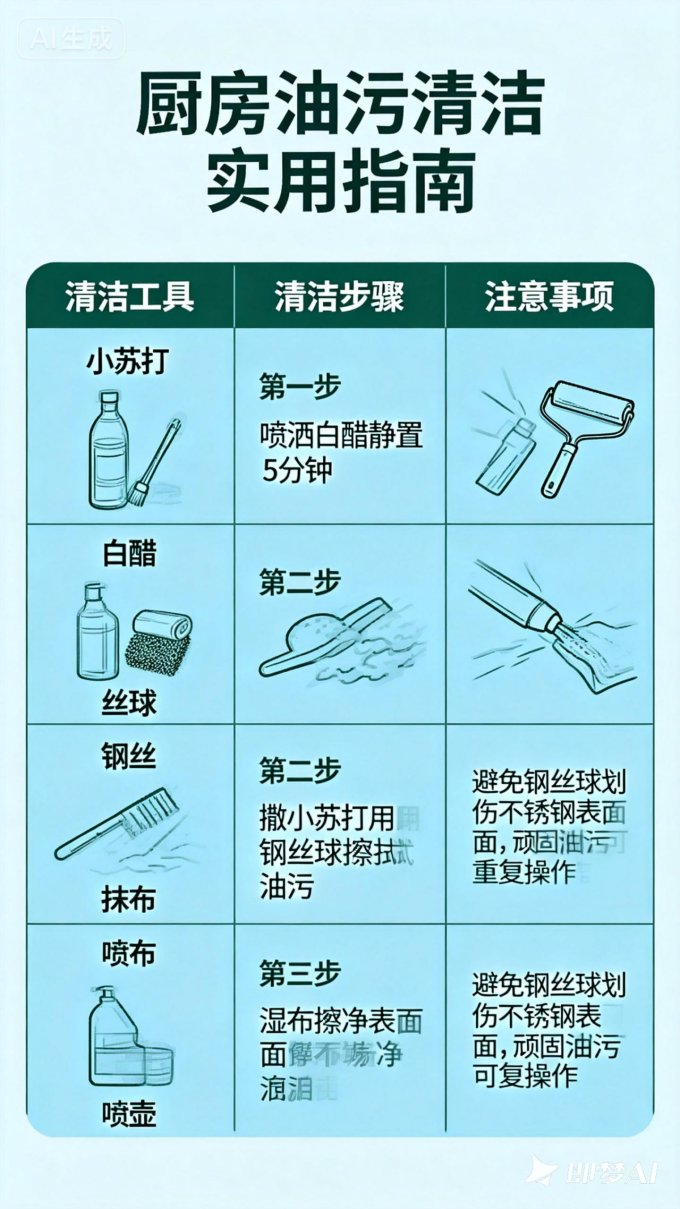 厨房清洁