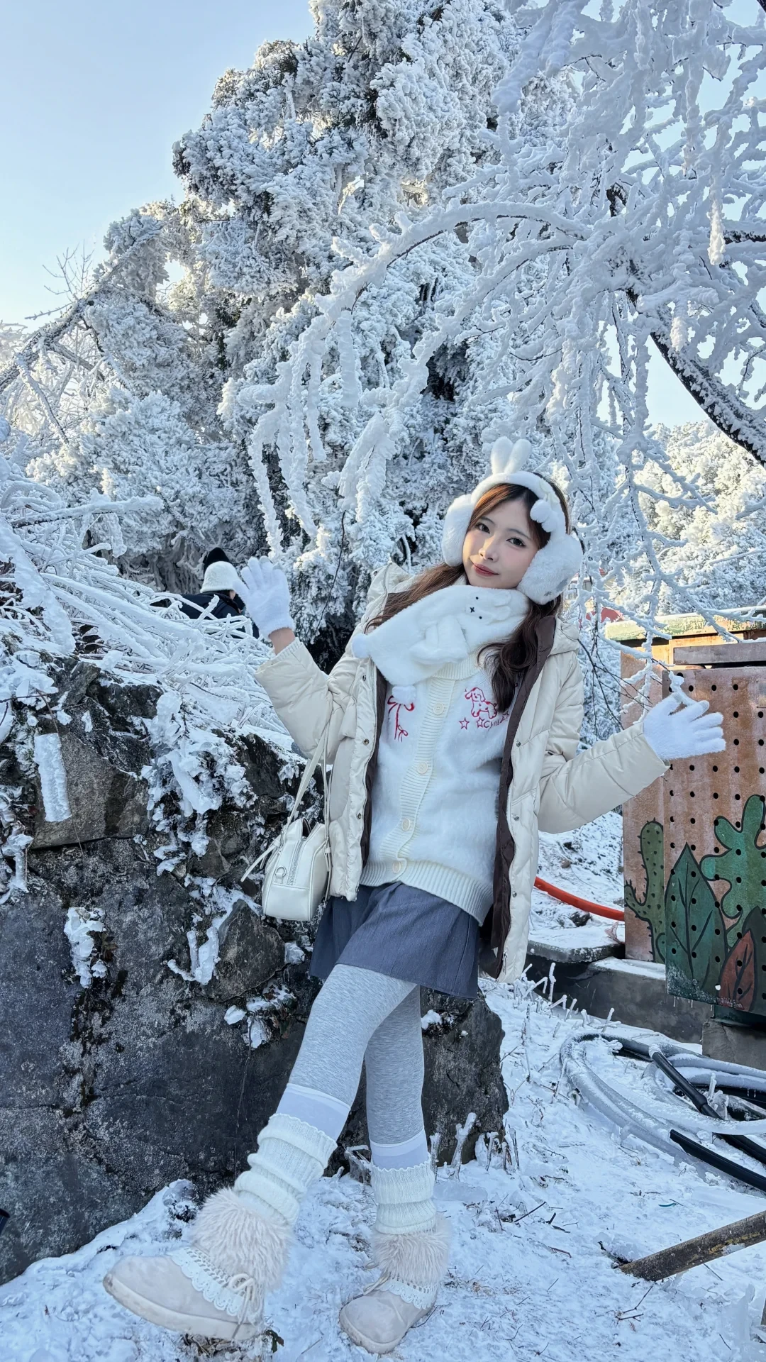 九江｜庐山的雪❄️