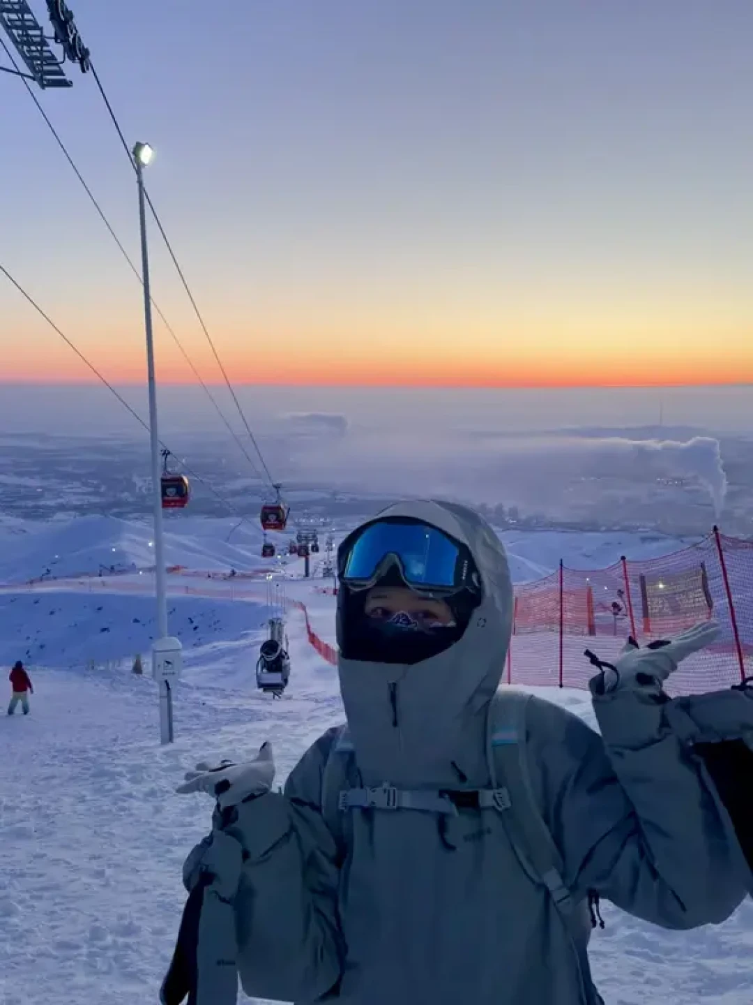 从极寒负30度阿勒泰将军山滑雪回来了🏂