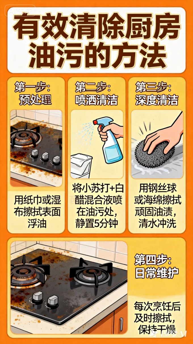 厨房清洁