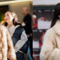 在一线城市：现在羽绒服、冲锋衣不兴了，很多人都在穿皮草、大衣