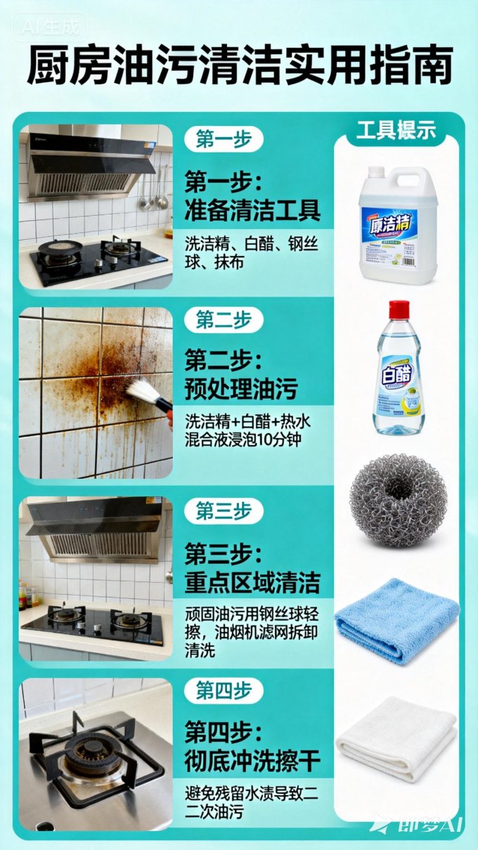 厨房清洁