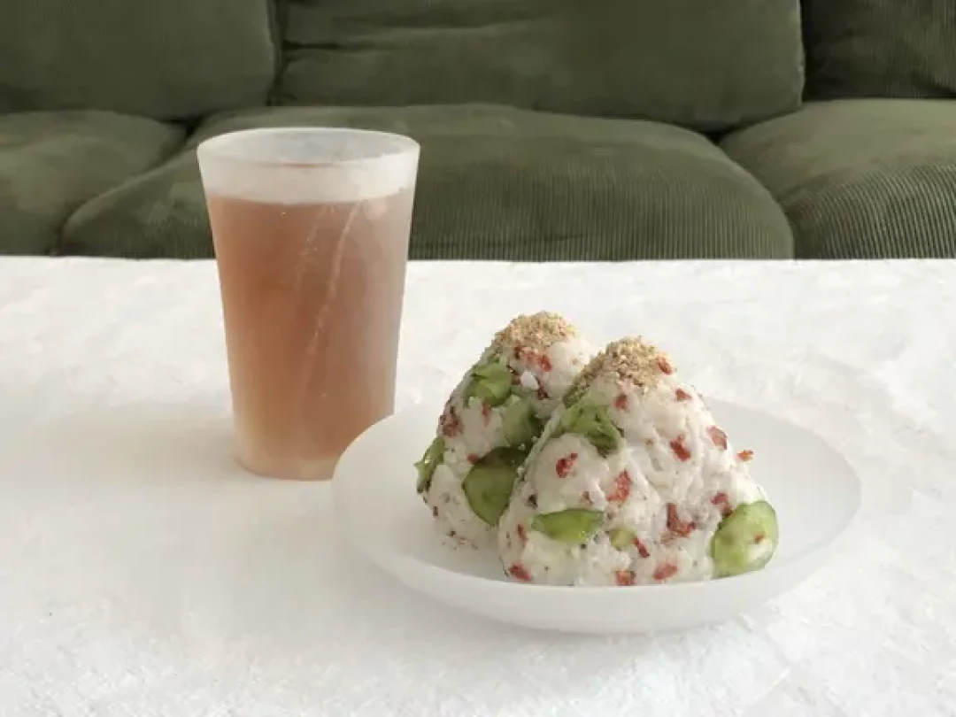 🥒黄瓜培根饭团