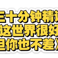 三十分钟精读一本书，今天读《这世界很好，但你也不差》