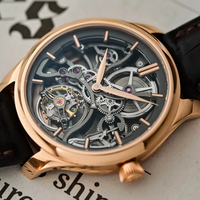 腕表欣赏,亨利慕时新款Endeavour Tourbillon Skeleton镂空陀飞轮腕表