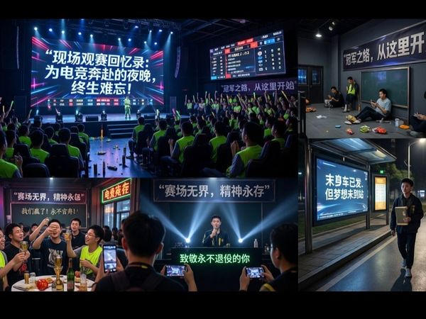 电竞现场观赛的难忘之夜