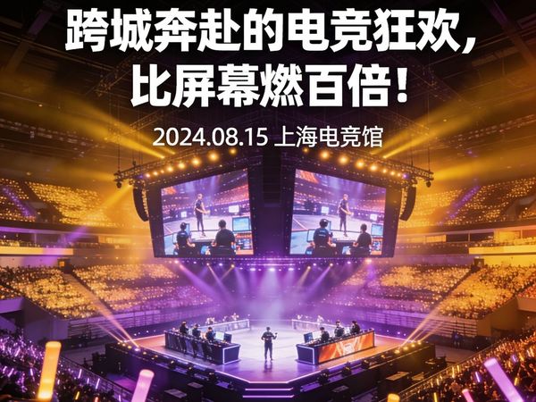 跨城奔赴电竞狂欢现场