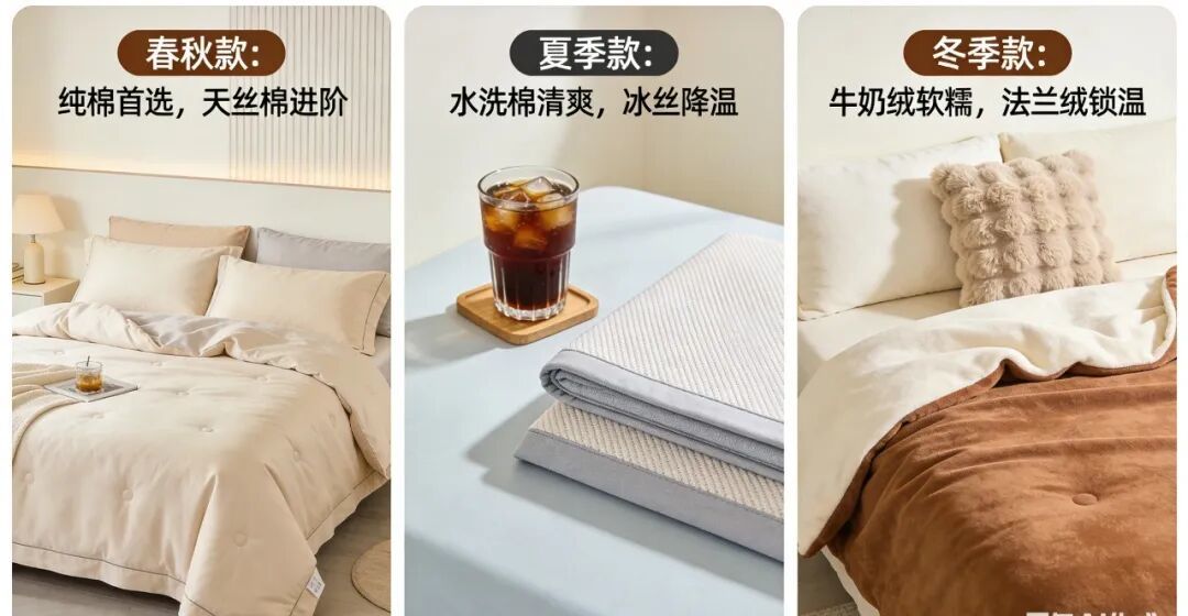 选对床品四件套,每天多睡1小时
