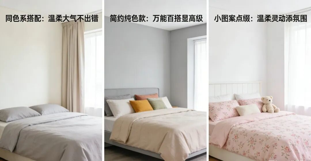 选对床品四件套,每天多睡1小时