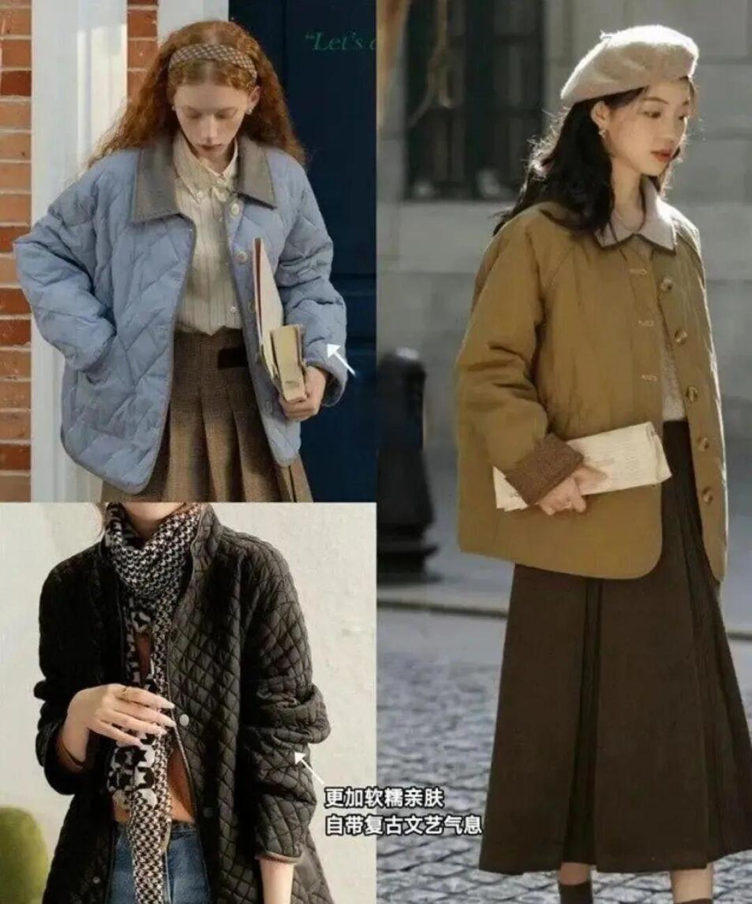 今年秋冬最流行“奶奶棉服”，洋气保暖又百搭，比你想象中好看