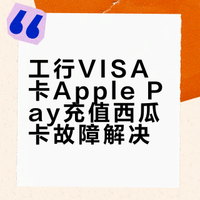 工商银行visa卡无法充值西瓜卡解决方案