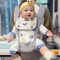 初萌婴儿背带宝宝腰凳多功能轻便外出四季款透气柔软加宽防摔保护#初萌婴儿背带 #婴儿腰凳 #带娃神器 #多功能背带 #宝宝出行