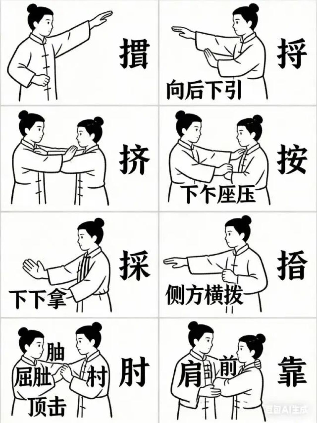 基础精讲-太极八法五步核心解析:初练者先懂劲,再练形