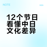 🌟12个传统节日对比|中国&日本