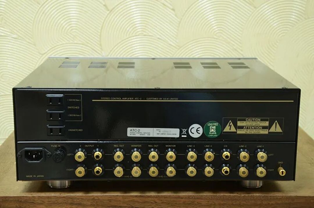 日本 胆皇 Air Tight ATC-2 胆前级+ATM-211单声道胆后级 Hi-End音响系统