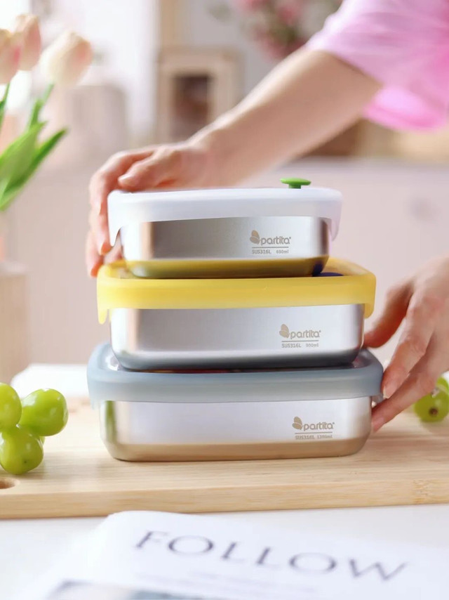 打工人带饭封神饭盒✨Partita316L不锈钢可微波 / 超轻 / 好洗