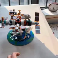 有太阳光就能转！这款积木把科教跟童趣结合得太好了！ #太阳能  #动手动脑  #航天积木  #佳奇积木  #科教积木