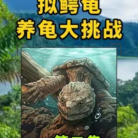 拟鳄龟养龟大挑战#2 恭喜你成功养龟200天并解锁成就  #生态缸 #宠物 #拟鳄龟