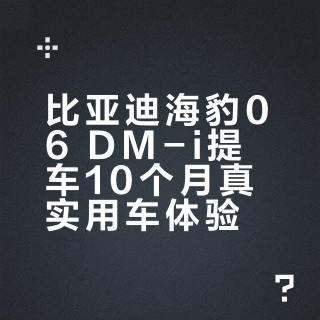 比亚迪海豹06 dmi 提车10个月