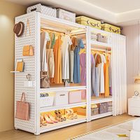低成本布置出租屋-78块的货架衣柜