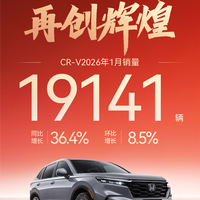 日系车依旧有人爱 东风本田1月卖31377台:CR-V占比超一半