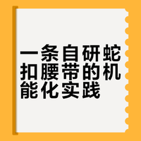 我做了一条蛇扣腰带