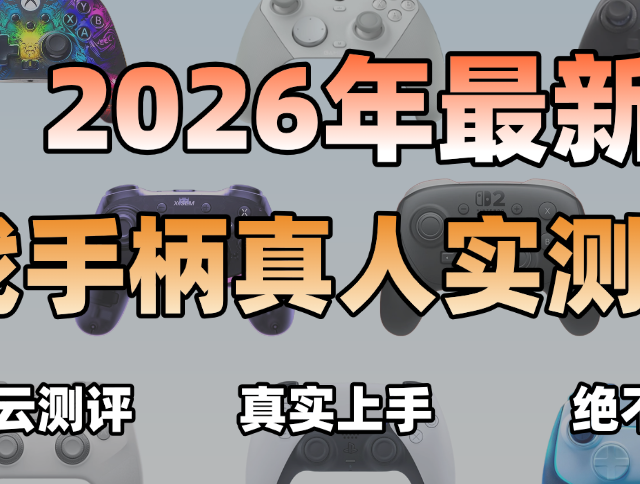 2026游戏手柄推荐，实测对比，小白也看懂的操作体验和选购指南！