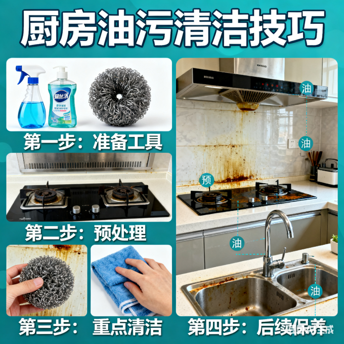 厨房清洁